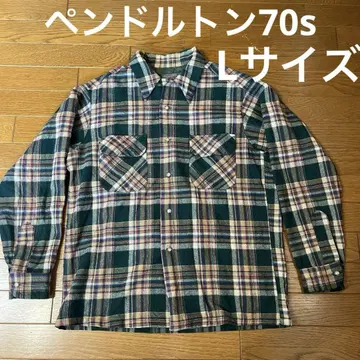 펜들턴 옴브레 셔츠 70s L 사이즈