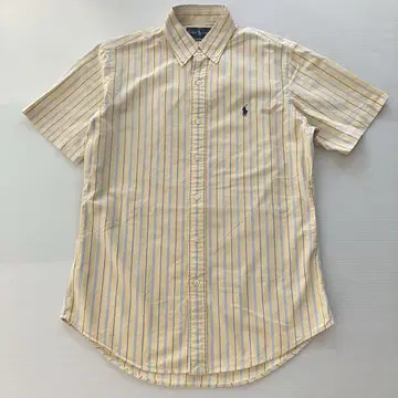 랄프 로렌 상의 셔츠 옐로우 컬러 스트라이프 S 170/92A