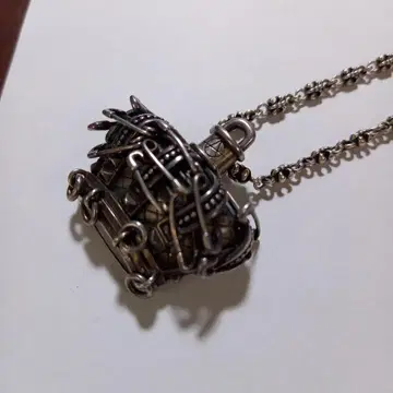 저스틴 데이비스 925 정품 목걸이 세트 은 견고 상자 외