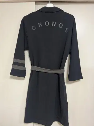 CRONOS 목욕 가운 가운 블랙