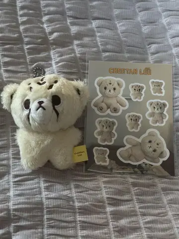 NCT Cheetah Lee 치타리 봉제 인형 스티커 포함