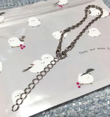실버 체인 팔찌