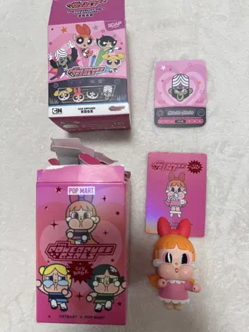 POP MART 파워퍼프걸스 블라썸 피규어