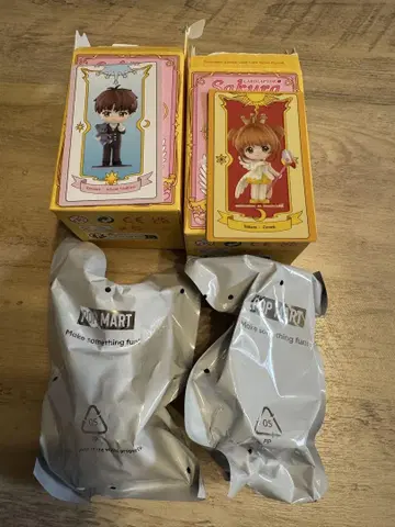 팝마트 카드캡터 사쿠라 피규어 이소룡&Sakura Crown