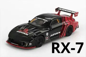 MINI GT 1/64 마쓰다 RX-7 LB 슈퍼 실루엣 ADVAN