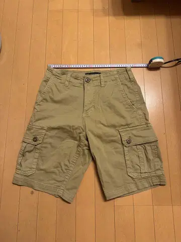 아메리칸 이글 카고 숏팬츠 카키