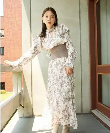 [ snidel ] 허리 리브 원피스