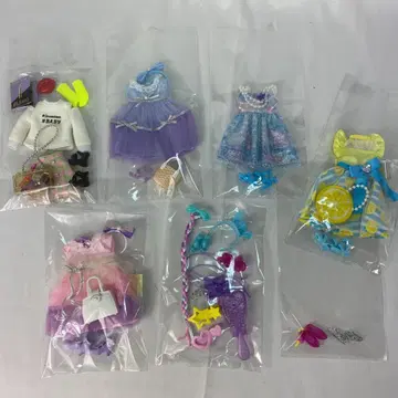 타카라토미 리카짱 의상 잡화 세트 묶음 판매