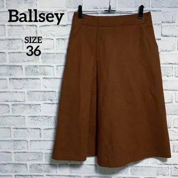 미사용품 [ Ballsey ] 보르지 투모로우랜드 울 종아리 기장 스커트