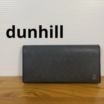 컨디션 최상 dunhill 던힐 장지갑 이단 접이식 가죽 x PVC 지갑