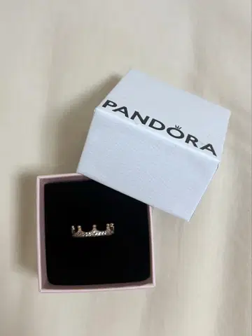 PANDORA CROWN RING 왕관 반지 사이즈 56
