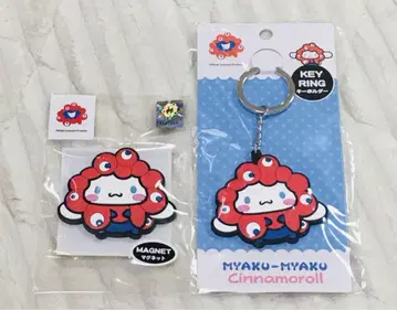 미야쿠미야쿠 산리오 나리키리 시나몬 롤 러버 키링 마그넷 오사카 만박