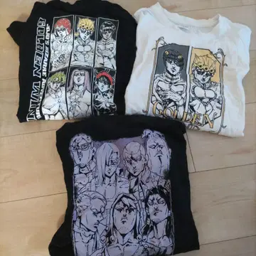 JOJO 아베일 콜라보 롱 T셔츠 3종 암살팀 5부