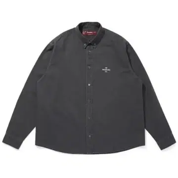 B.D. L/S WASHED SHIRT C-GRAY