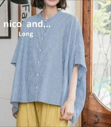 niko and - 케어 이지 코타트 턱 셔츠 셔츠 niko and