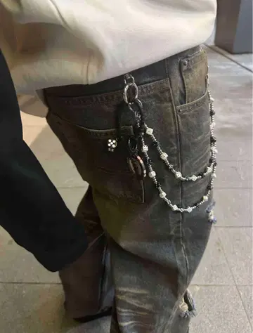 [ 새상품 ] 다층 비즈 지갑 체인