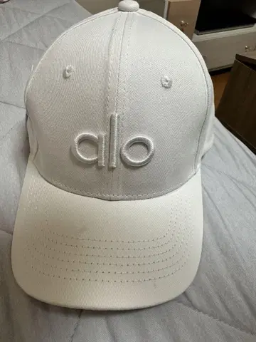 alo 코튼 트윈 로고 자수 캡