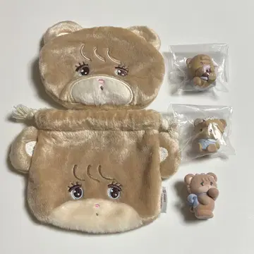 mikko 라떼 가챠가챠 페이스 파우치 복조리