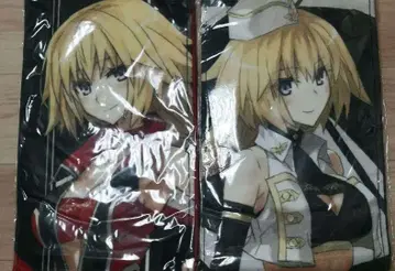 잔 다르크 TYPE-MOON Racing 머플러 타월 빨간색과 블랙