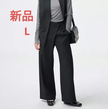 택 포함 새상품 GU 지유 L 랩 슬랙스