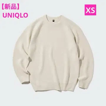[ 새상품 ] 유니클로 3D 크루넥 스웨터 여성용 내추럴 XS