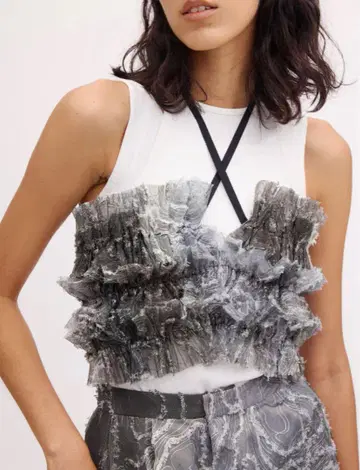 AMERI RIPPLE SHAGGY ART BARE TOP