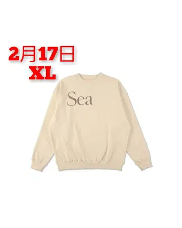 WIND AND SEA SDT 크루넥 에크루
