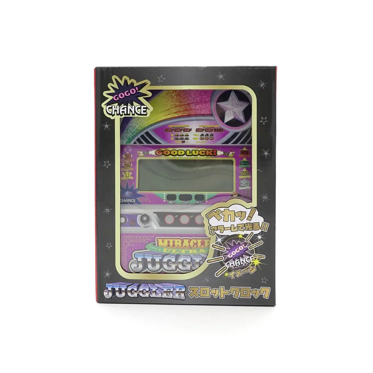 Go Go Juggler Pachinko Slot Machine Toy Alarm Clock