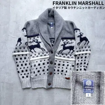 [ FRANKLIN MARSHALL ] ALUMNI 코위찬 니트 가디건