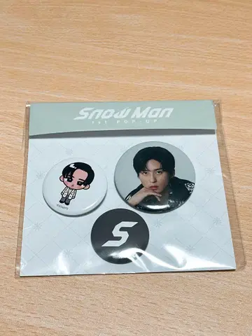 SnowMan 한국 캔뱃지 메구로 렌