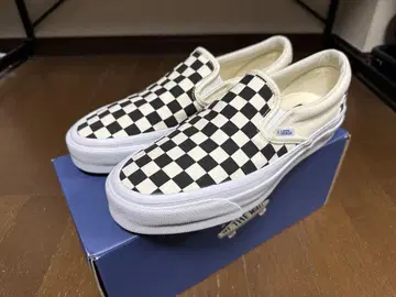 VANS 프리미엄 슬립온 26.5cm 박스 있음 체커보드 고품질