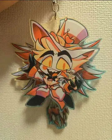 해즈빈 호텔 Lucifer 루시퍼의 깃털이 흔들리는 스마트폰 스트랩