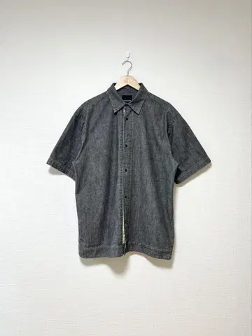00s 우라하라 bootleg booth 데님 반팔 셔츠