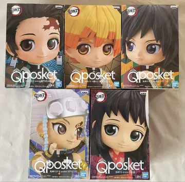 귀멸의 칼날 Qposket 피규어 5세트