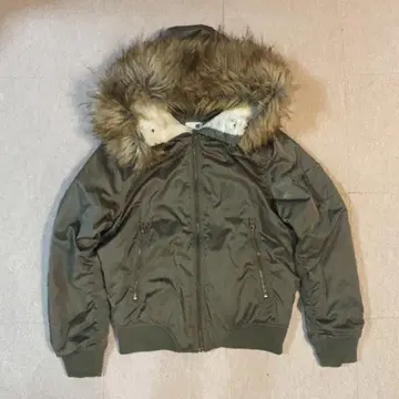 퍼 자켓 fur jacket n2b ma-1 y2k 카키