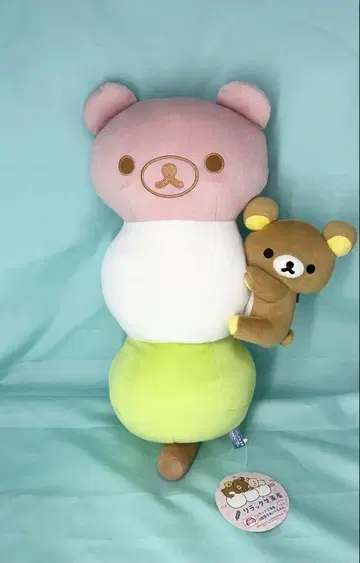 리락쿠마 찻집 3색 경단 봉제 인형 XL 리락쿠마 봉제 인형