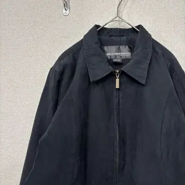 웨더프루프 블루종 스웨이드풍 미국 빈티지 의류 XL 2605