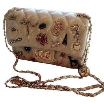 컨디션 최상 PoIcadot 폴카 도트 비쥬 숄더백