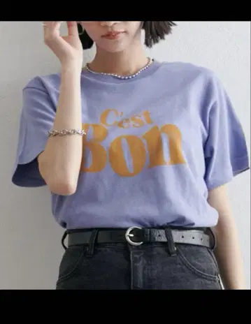 DISCOAT 빈티지라이크 그래픽 T셔츠