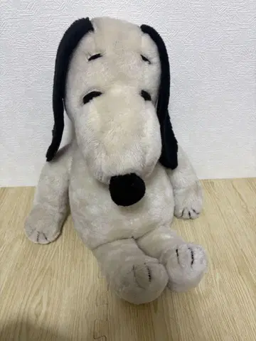 스누피 레트로 봉제 인형 약 48cm