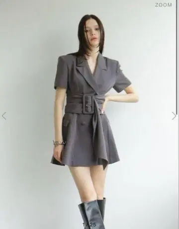 meltthelady thick belt jacket onepiece