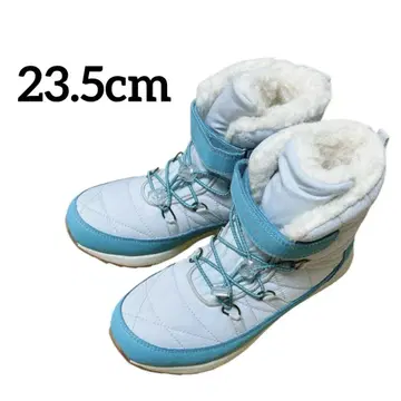 *23.5cm 스카이블루 방한 부츠 방수 트레킹 부츠 속기모 스노우 신발