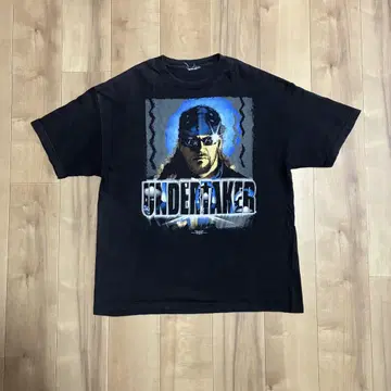 00년대 WWF UNDERTAKER 그래픽 프린트 T셔츠