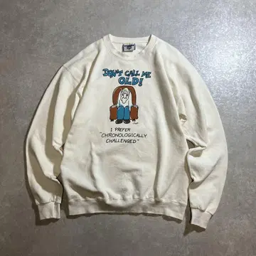 90s USA제 Lee 코믹 메시지 맨투맨