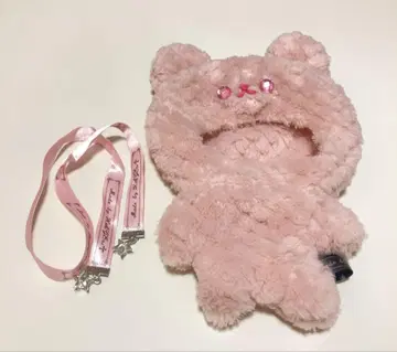 16cm 인형옷 곰 테디베어 파스텔 핑크