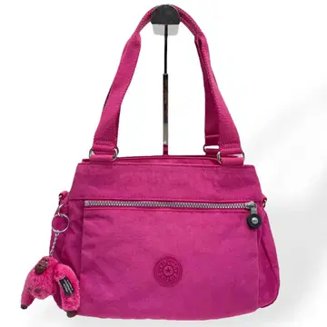 고품질 Kipling 키플링 핸드백 숄더 나일론 핑크