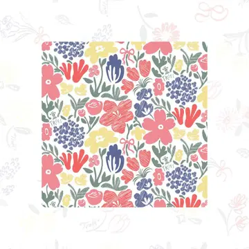 [ 9/30 삭제 ] Trofi Flower Love 스카프 화이트