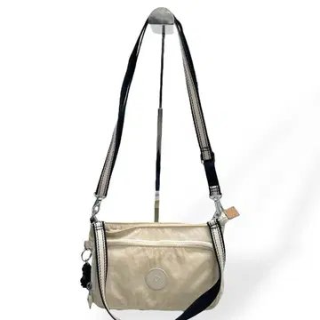 고품질 Kipling 2way 핸드백 숄더백 아이보리