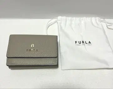 FURLA 훌라 3단 폴더형 지갑 그레이