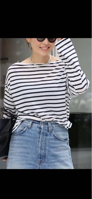 Deuxieme Classe Sheer 보더 풀오버